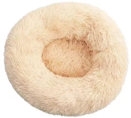 Donut Mand Dog Accessories for Large Dogs Cat's House Plush Pet Bed for Dog Round Mat For Small Medium Animal Calming