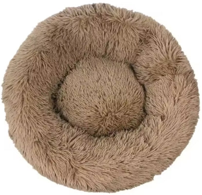 Donut Mand Dog Accessories for Large Dogs Cat's House Plush Pet Bed for Dog Round Mat For Small Medium Animal Calming